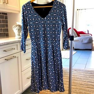 CYNTHIA ROWLEY Fit & Flare Sweater Knit Dress